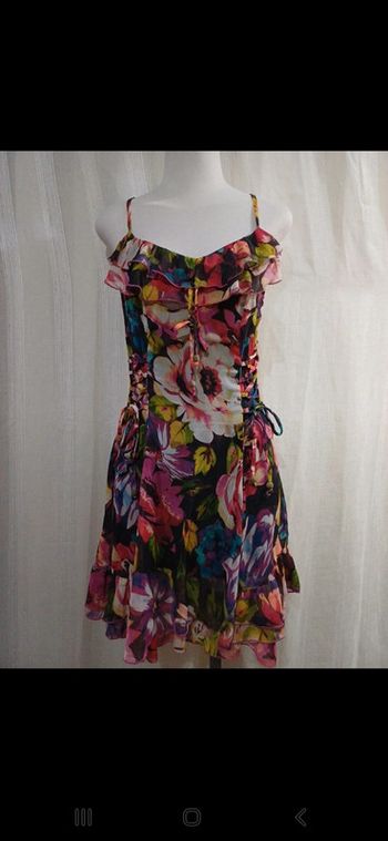 Robe🥻 multicolores à fines brides