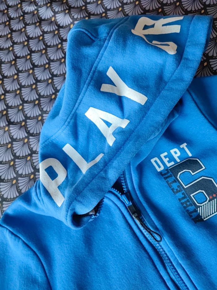 Gilet zippé bleu 5ans - photo numéro 5
