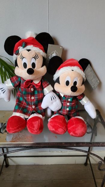 Mickey et Minnie Pyjama Noël