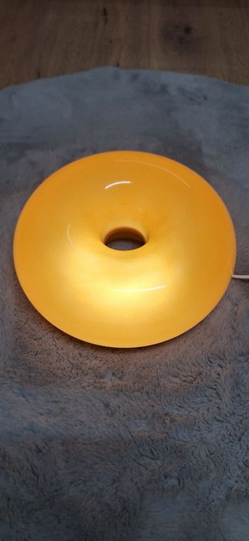 Lampe Ikea Varmblixt-verre orange donut – neuve sous emballage