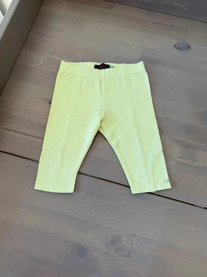 Legging court / Capri vert pomme Catimini - Bébé fille 18 mois (81 cm)