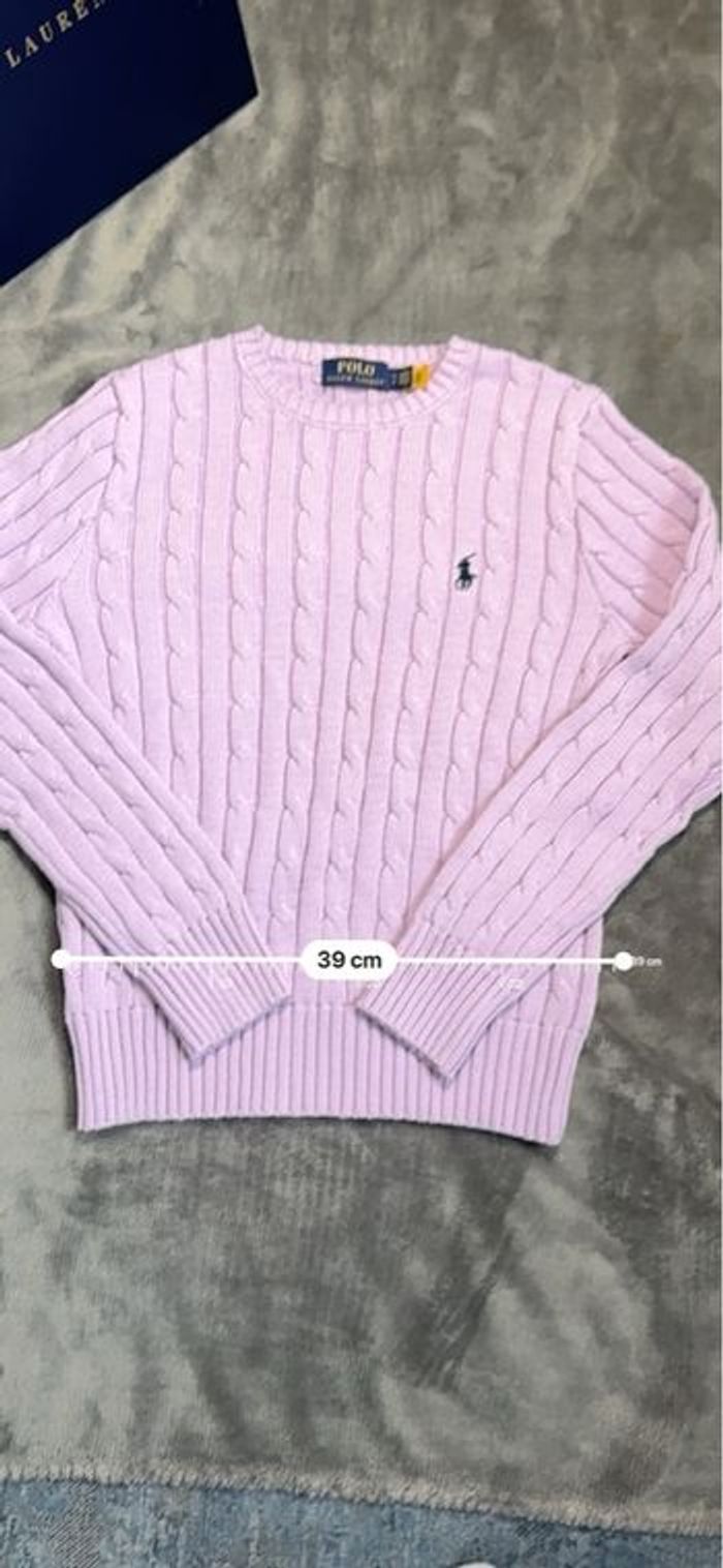 Torsade Ralph Lauren Lila Femme Taille S - photo numéro 3