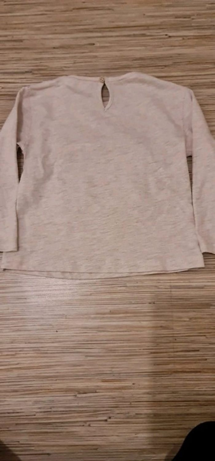 Tee-shirt longues manches zara - photo numéro 4