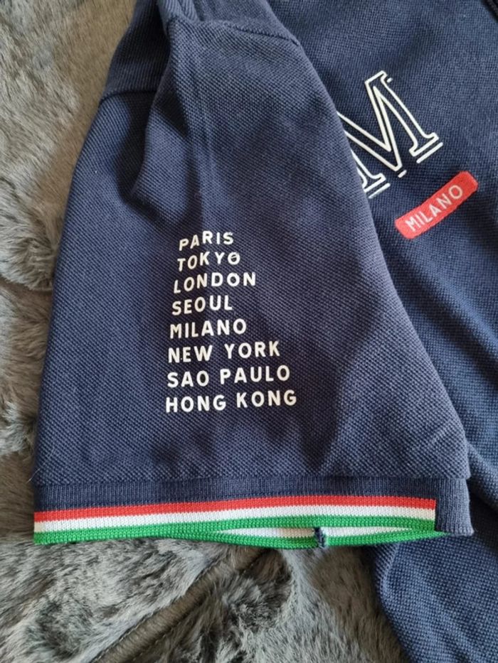 Polo manches courtes Lacoste Bleu, S Hommes - photo numéro 5