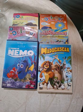 Lots  de 6 DVD pour enfants