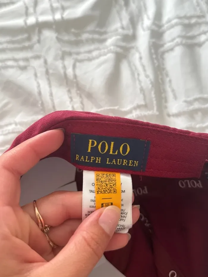 Casquette bordeau polo ralph lauren - photo numéro 6