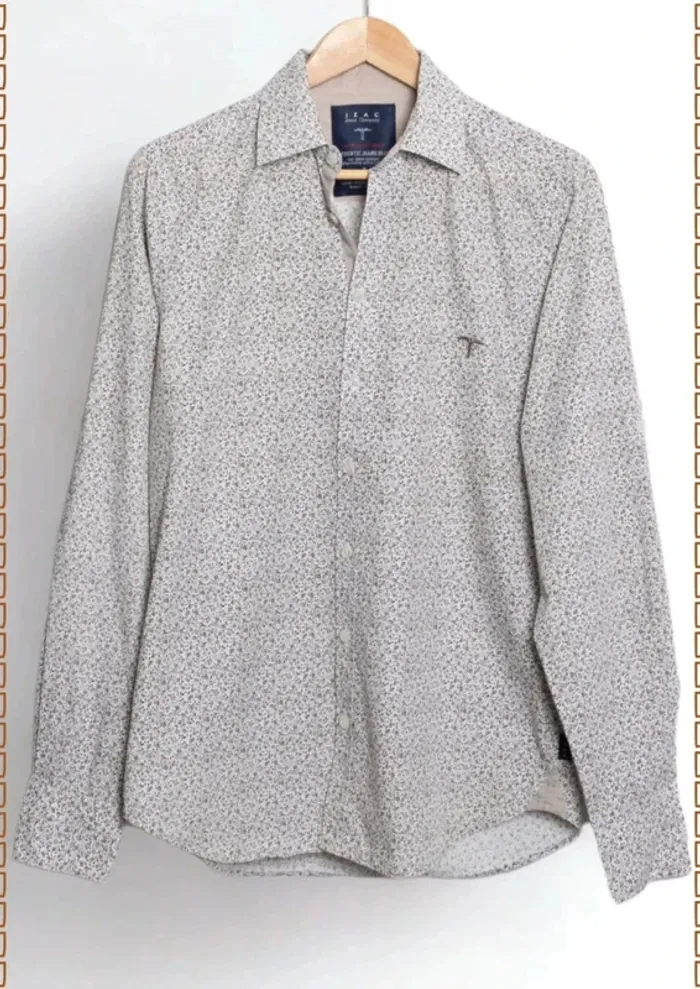Chemise IZAC à motifs floraux – Taille S (coupe regular)