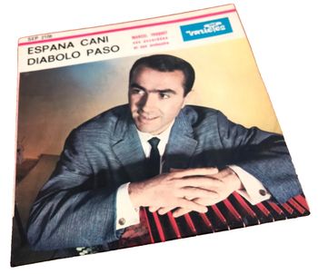 Vinyle 45 tours    Marcel Truquet son accordéon et et son orchestre  Espana cani