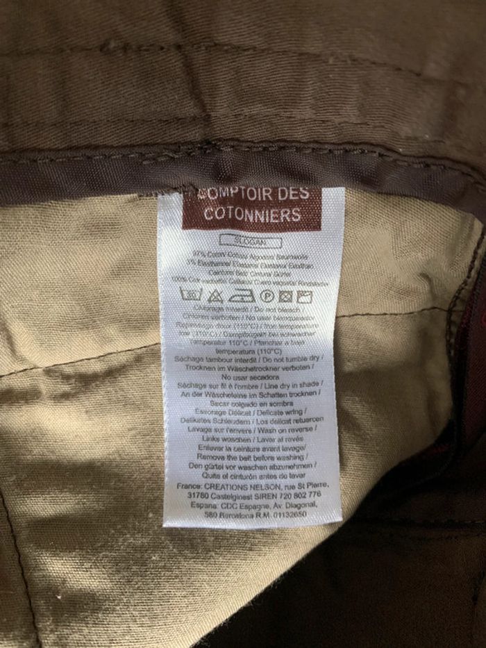 Pantalon chino comptoir des cotonniers - photo numéro 3
