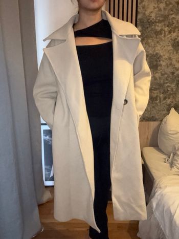 Manteau long beige