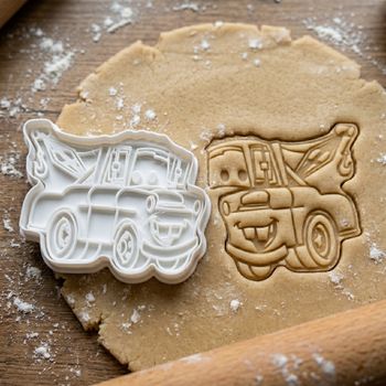 Emporte-pièce Dépanneuse style Martin Cars - Découpoir Biscuit et Pâte à Sucre