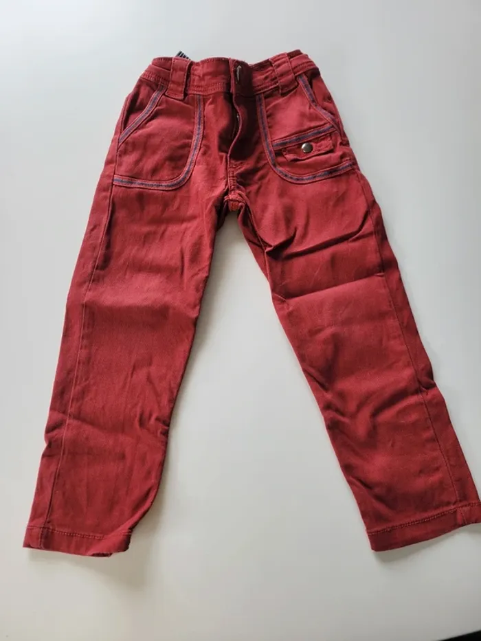 Pantalon rouge sergent major taille 2 ans