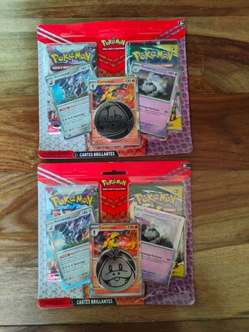 Lot de deux duopack cartes pokémon  eb7/ev2