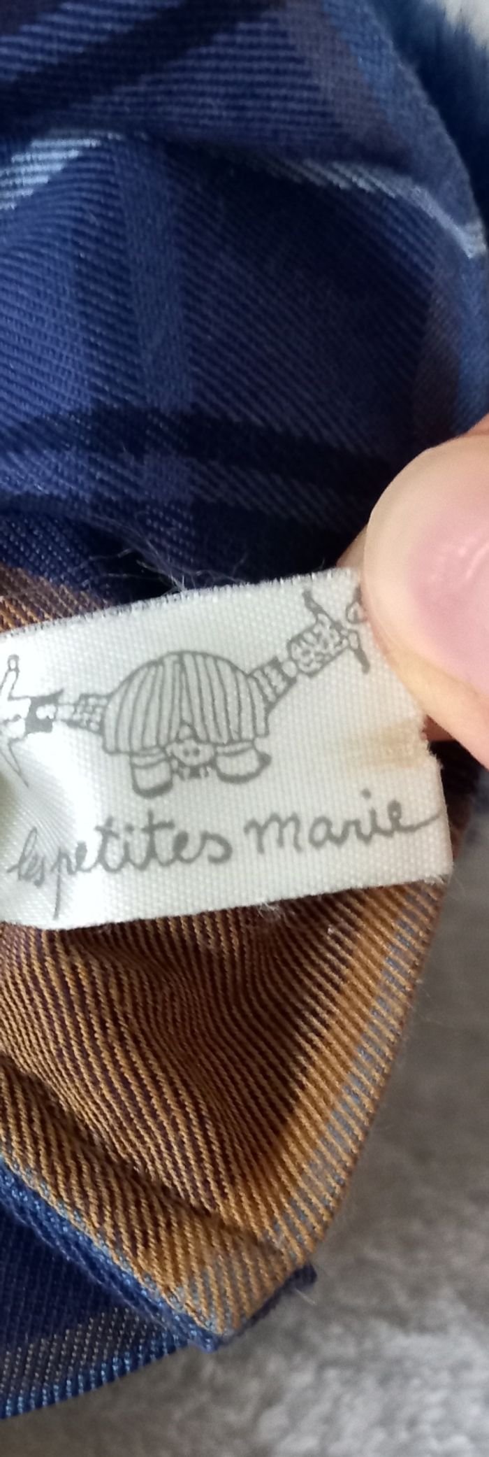 Peluche doudou ours Les petites Marie - photo numéro 3