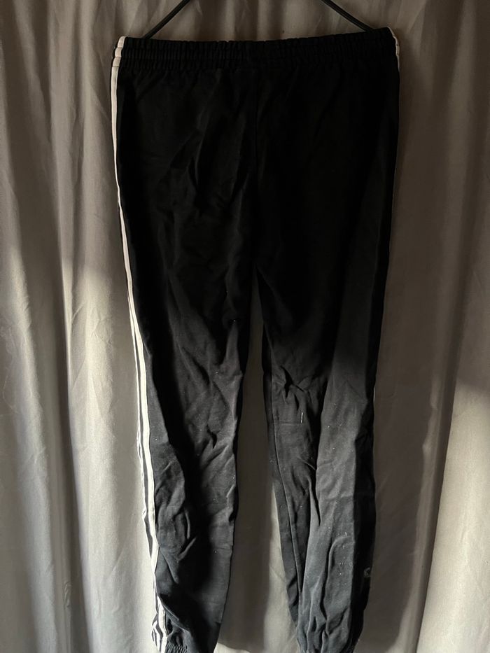 Jogging / Pantalon de survêtement Adidas Noir - Bandes Blanches (Taille 14 ans) - photo numéro 5