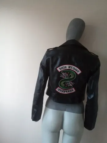 Veste en simili cuir