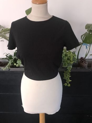 Tee shirt noir dos nu Jennyfer