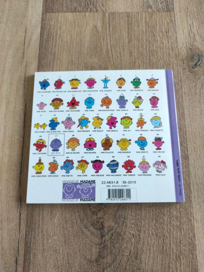 Livre : Mme têtue - photo numéro 2