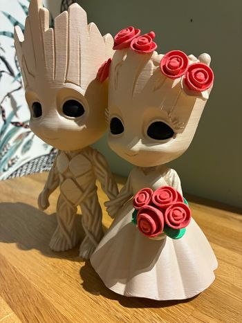 Groot et sa mariée 