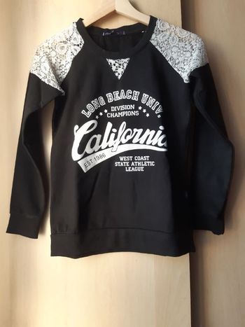 Pull sweat noir Redgirl