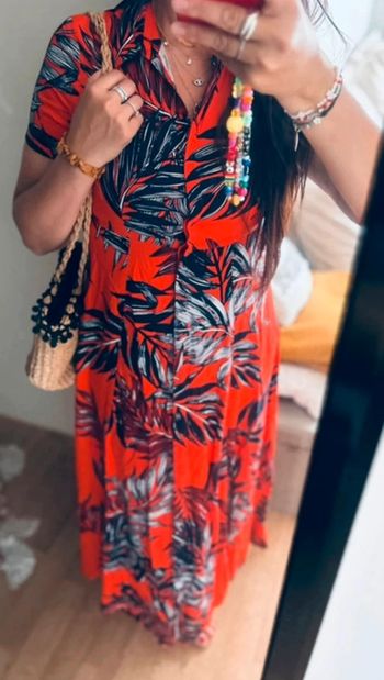 Magnifique été robe longue Promod taille 38 neuve étiquette