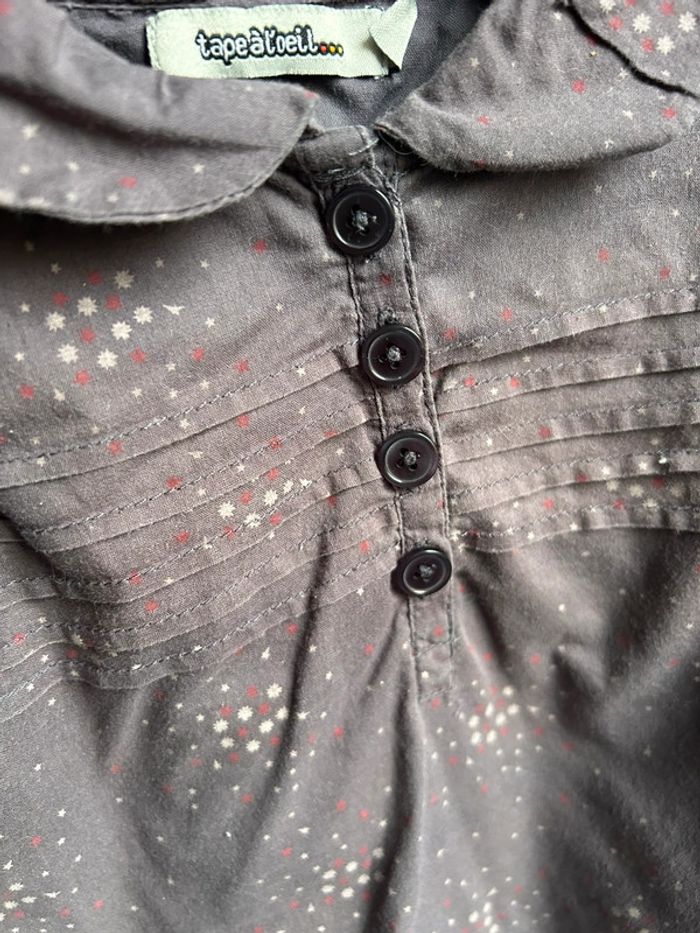 Haut manches longues, gris foncé , 6 mois - photo numéro 2