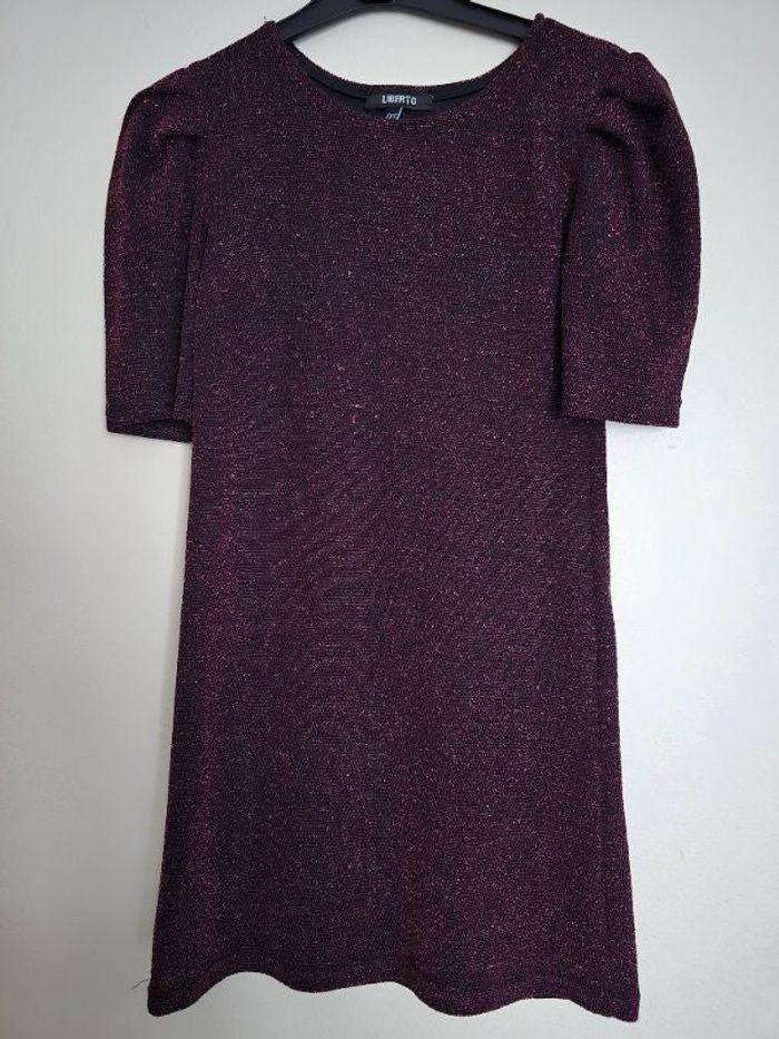 Robe strass bordeaux