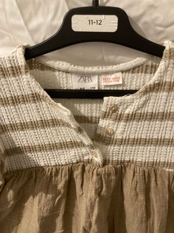 Robe Zara fille 4-5 ans – Style bohème chic / été