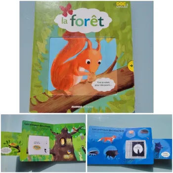 Superbe livre animé, doc à Couliss' 🦊 La Forêt 🐿