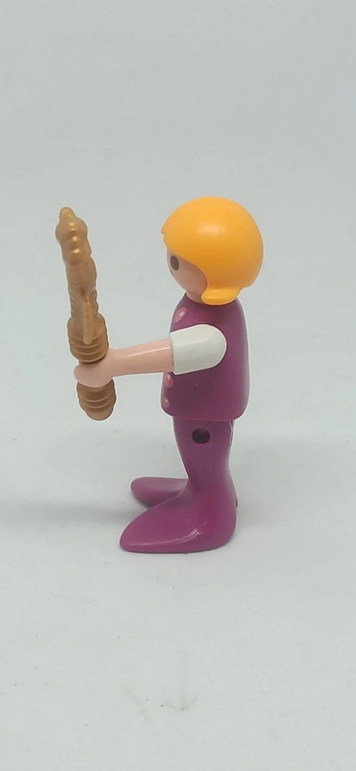 Fille enfant sirène avec hippocampe doré playmobil - photo numéro 4