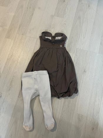 Ensemble robe collant 1 mois