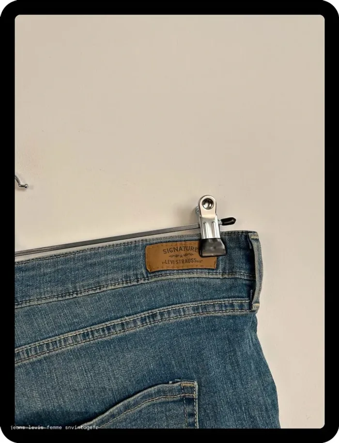 Jean Levi's Signature Femme Modern Skinny Bleu | Taille 22M FR52 | Défaut Fermeture | BP139 - photo numéro 7