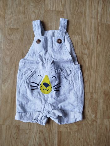 Salopette short taille 3 mois 