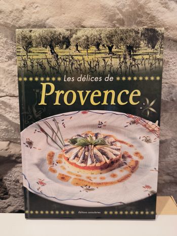 livre Les délices de Provence - Fabien Bellahsen en tres bon etat
