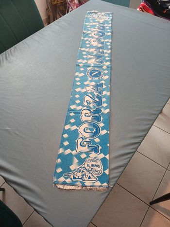 Ancienne écharpe foot Naples Napoli Italie italia