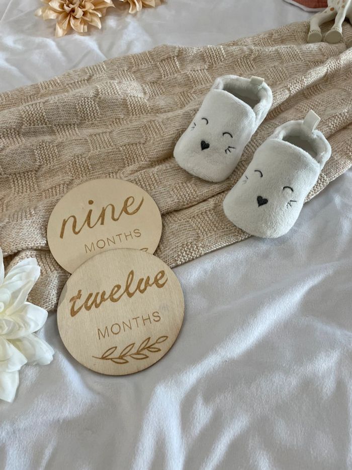 Chaussons bébé fille 9/12 mois