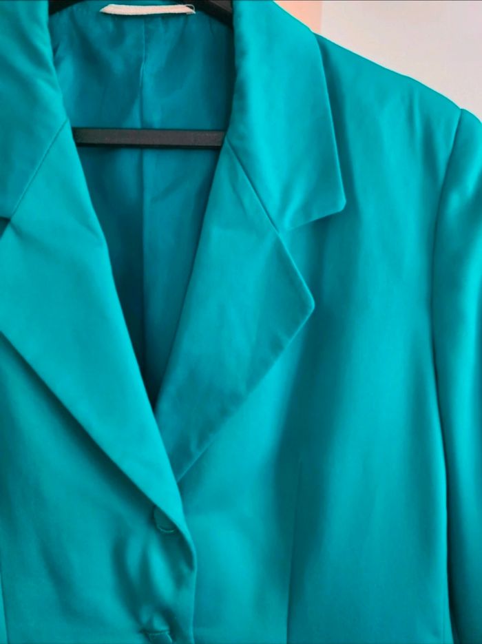 Veste turquoise élégante - photo numéro 2