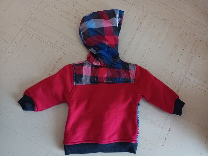 Blouson  à  carreaux  rouge  6 mois  Tom et Kiddy - photo numéro 2