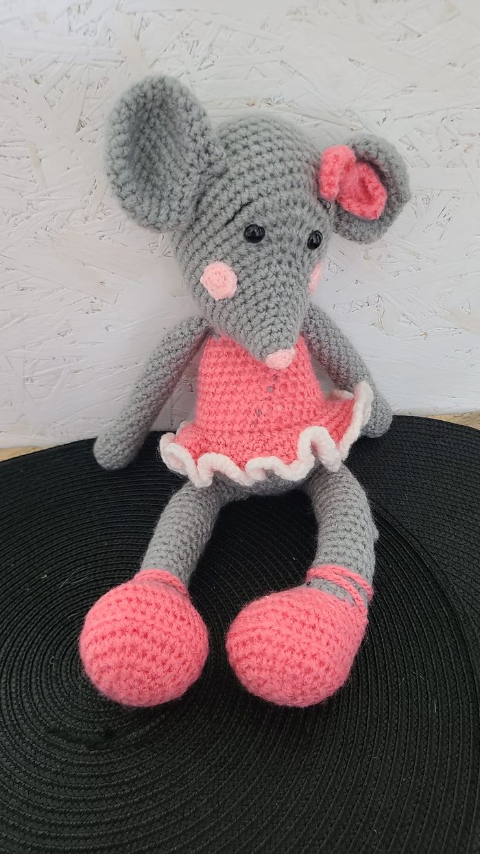 doudou souris crochet - photo numéro 4