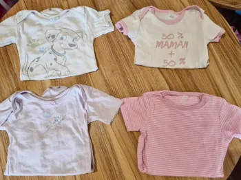 Lot de 4 bodys 18 mois