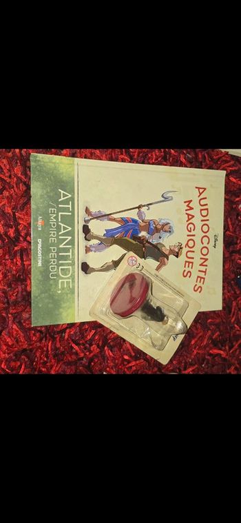 Atlantide 57 Audioconte magique altaya livre et figurine disney audio compte
