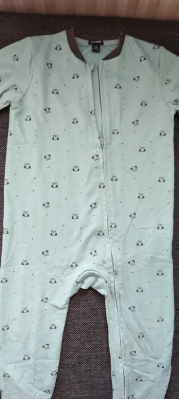 Pyjama avec pied garçon