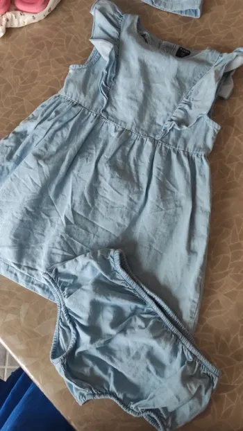 Robe 👗 + culotte bébé 18 mois