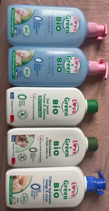Gamme complète love and Green
