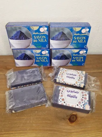 4 savons nila bleu | 4x80g | 100% naturel
