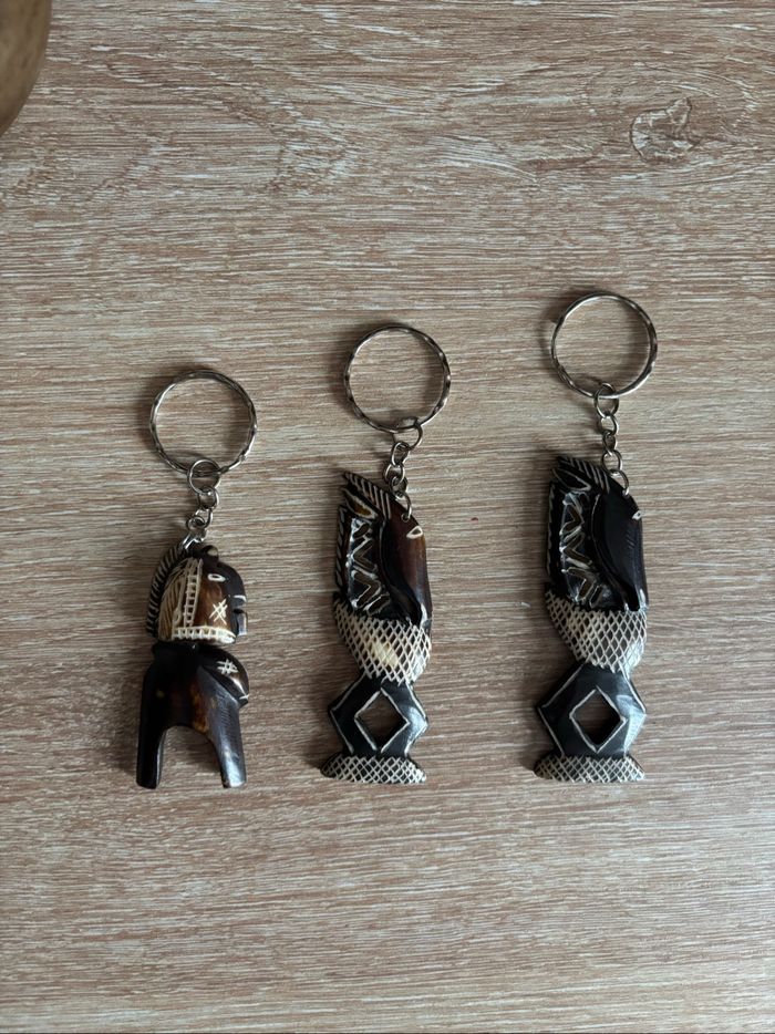 Lot 3 porte clé Africain neuf - photo numéro 2