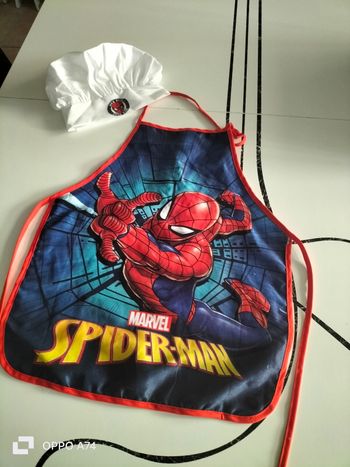 Marvel 🖤 Tablier et Toque Spiderman