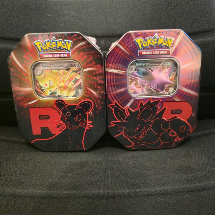 Lot de 2 Pokébox Team Rocket Persian et Nidoking