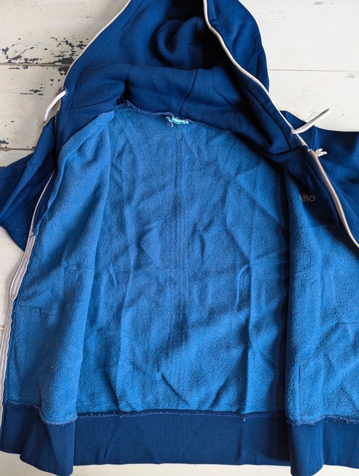 Sweat à capuche zippé vintage Footing – Made in France – Taille 42 - photo numéro 10