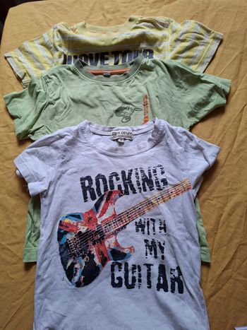 3 T.shirt manches courtes 